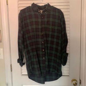 Plaid oversized flannel